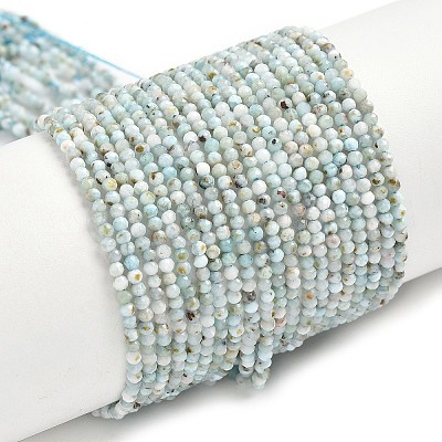Natural Larimar Beads Strands G-L627-A01-2mm-1
