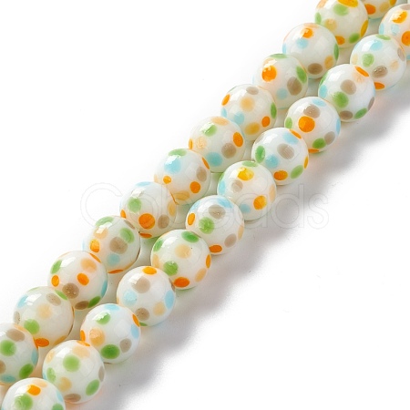 Handmade Lampwork Beads Strands LAMP-D015-11A-1