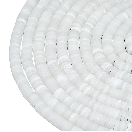 1 Strand Natural White Jade Beads Strands G-PA0001-46-1