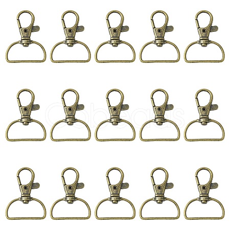 Alloy Swivel Clasps FIND-CJC0012-093AB-1