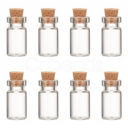 Glass Jar Bead Containers CON-BC0004-02-1