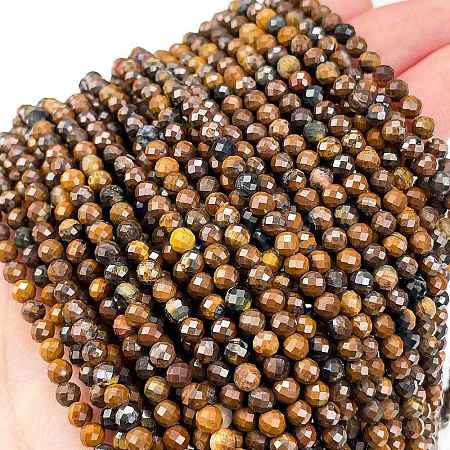 Natural Tiger Eye Beads Strands X-G-M399-03C-01-1