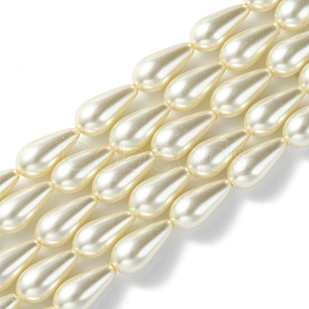 Glass Pearl Beads X-HY-AB426-EM107-1