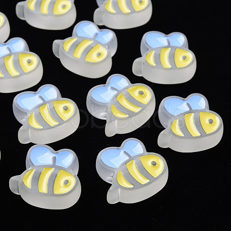 Transparent Acrylic Beads X-MACR-S374-06B-07-1