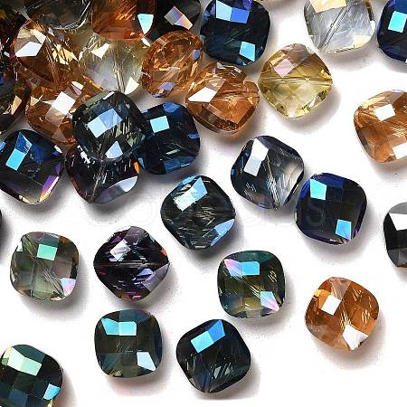 Electroplate Glass Beads  X-EGLA-D029-M-1