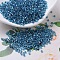 MIYUKI Delica Beads Small, Cylinder, Japanese Seed Beads, 15/0, (DBS0149) Silver Lined Capri Blue, 1.1x1.3mm, Hole: 0.7mm, about 3500pcs/10g