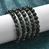 Natural Kambaba Jasper Stretch Beaded Bracelets G-A185-01V-4