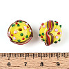 Handmade Lampwork Bumpy Beads LAMP-T022-05F-4