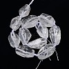 Natural Gemstone Quartz Crystal Beads Strands X-G-L159-09-3