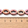 Electroplated Synthetic Non-magnetic Hematite Beads Strands G-L613-Z01-03I-4