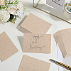 Eco-friendly Paper Greeting Card DIY-WH20002-619A-12-3