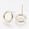 Long-Lasting Plated Brass Stud Earrings KK-K227-061G-NF-2