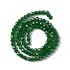 Faceted(32 Facets) Glass Beads Strands EGLA-J042-36A-09-2