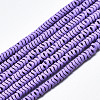 Spray Painted Non-magnetic Synthetic Hematite Beads Strands G-S371-002-3