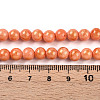 Natural Mashan Jade Beads Strands G-A255-A01-02J-5