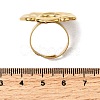 Adjustable 304 Stainless Steel Open Cuff Ring Components STAS-P403-01D-G-3