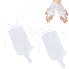 Polyester Lace Sleeve for Women Girl AJEW-WH0348-689B-1