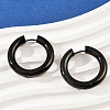 202 Stainless Steel Polishing Hoop Earrings EJEW-M106-02EB-07-3