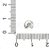 Brass Crimp Beads Covers KK-C156-08C-P-3