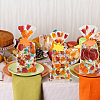 Rectangle Plastic Candy Bags for Thanksgiving Day CON-BC0007-06-5