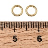 Brass Closed Jump Rings KK-CBA1A60-06D-G-3