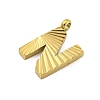 Ion Plating(IP) 304 Stainless Steel Charms STAS-G345-01G-N-2