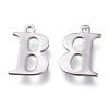 Tarnish Resistant 304 Stainless Steel Charms STAS-H112-B-P-2