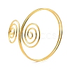 Wire Swirl Spiral Upper Arm Cuff Band AJEW-G033-03G-3