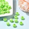 Opaque Acrylic European Beads Beads SACR-ZX012-17D-5