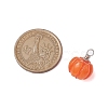 Opaque Resin Vegetable Pendants PALLOY-JF02766-01-2
