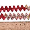 Electroplate Transparent Glass Beads Strands EGLA-N056-03A-08-4