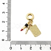 Brass European Dangle Charms KK-A268-35G-3