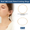 20Pcs Brass Linking Rings KK-BBC0012-15-2