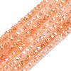 Imitation Jade Glass Beads Strands EGLA-F167-03A-03-1