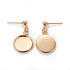 304 Stainless Steel Stud Earring Settings STAS-L226-019G-G-2