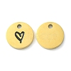 Ion Plating(IP) 304 Stainless Steel Manual Polishing Charms STAS-C075-17G-1