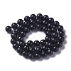 Natural Shungite Beads Strands G-H237-8mm-2