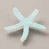 Starfish Translucent Resin Cabochons RESI-WH0028-16D-2