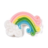 Rainbow Resin Cabochons LS-CRES-R183-28-2