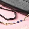 Alloy Enamel Evil Eye Flower Link Bag Strap FIND-YW00004-6