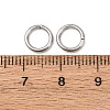 Tarnish Resistant 304 Stainless Steel Open Jump Rings STAS-Q186-02-8x1.2mm-4