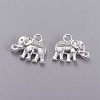 Vintage Elephant Charms PALLOY-ZN-47017-S-FF-1
