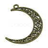Tibetan Style Alloy Pendants X-TIBEP-R304-001AB-LF-2
