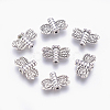 Tibetan Style Alloy Dragonfly Beads TIBEP-GC191-AS-NR-1