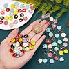120Pcs 12 Colors Golden Plated Alloy Charms ENAM-SZ0001-64V-4