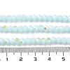 Opaque Glass Beads Strands EGLA-A035-P4mm-L10-4