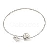 Rack Plating Brass Pave Clear Cubic Zirconia Round Ball Choker Necklaces NJEW-A031-02-02P-1