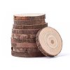 Unfinished Natural Poplar Wood Cabochons WOOD-E018-12-1