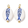 Handmade Porcelain Pendants PR-CBA8966-12G-1