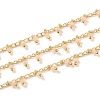 3.28 Feet Handmade Glass Beaded Chains X-CHC-K008-B10-1